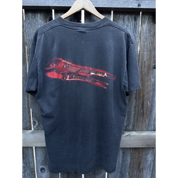 Vintage 1994 Aerosmith Get A Grip Concert World Tour Giant Tultex XL Band Shirt - Picture 5 of 6